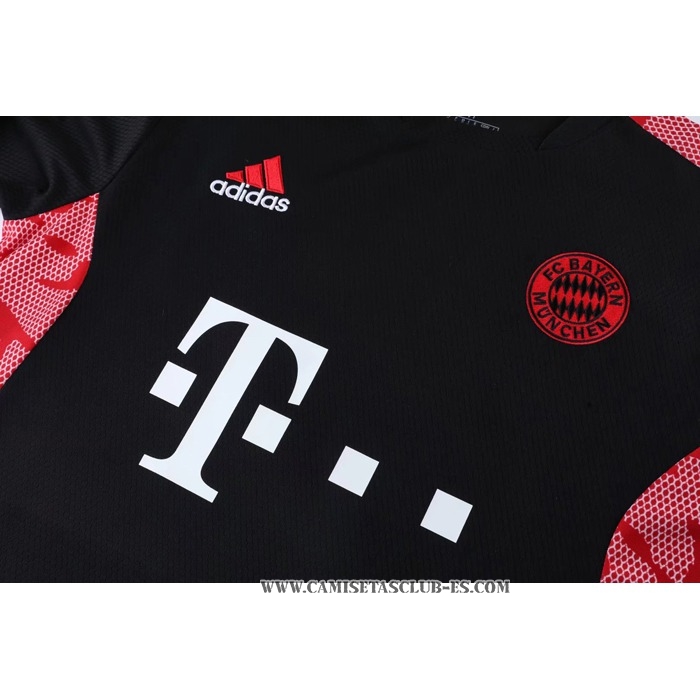 Chandal del Bayern Munich 22-23 Manga Corta Negro - Pantalon Corto